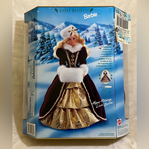 Happy Holidays 1996 Special Edition Mattel Barbie Doll 15646 - NRFB / NIB - Picture 2 of 5